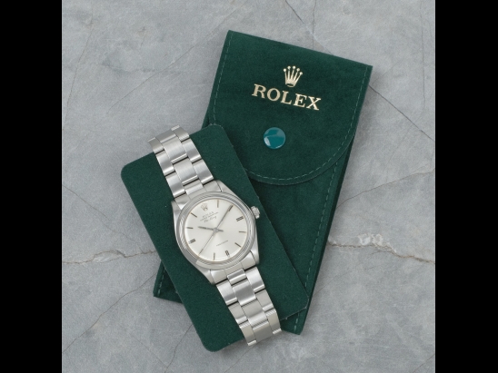 Rolex AirKing 34 Argento Oyster Silver Lining Dial  Watch  5500